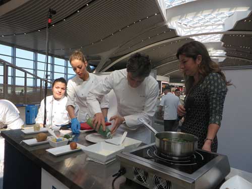 cooking show all aeroporto di fiumicino con gli chef 01